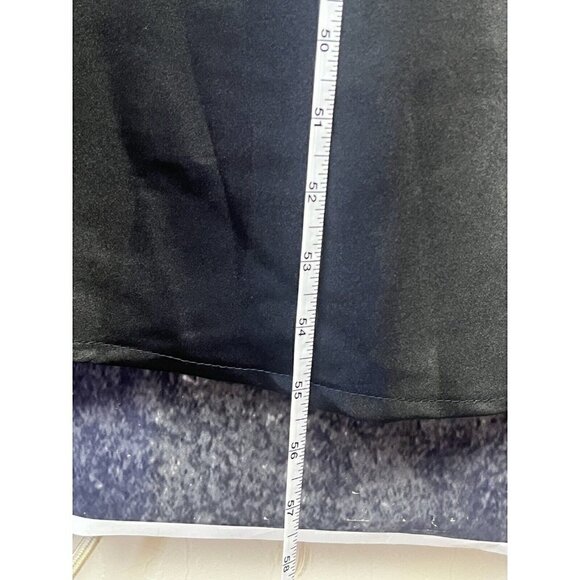 Mxi Dress Women 7 / 8 Black Beaded Asymmetrical Satin Gatsby Formal Regency Lux - Picture 9 of 12